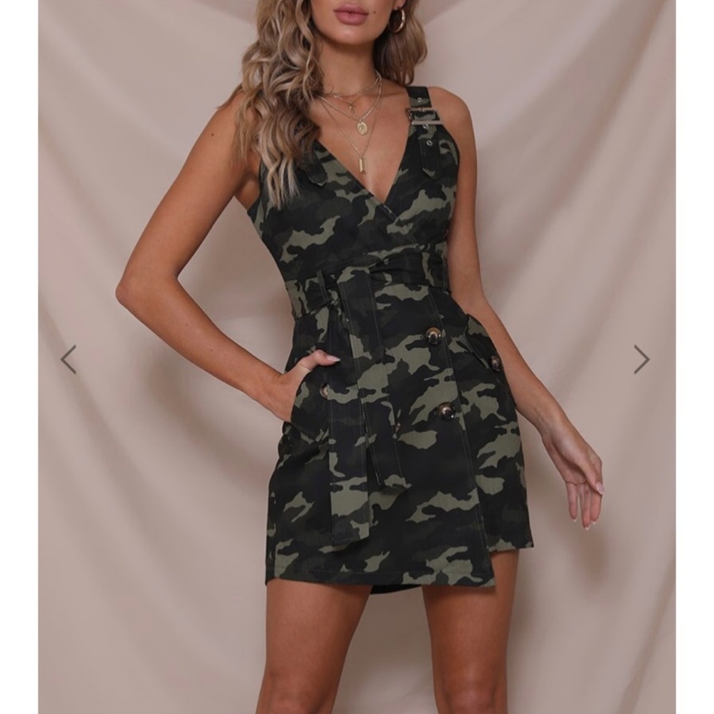 Runaway the Label Camo dress